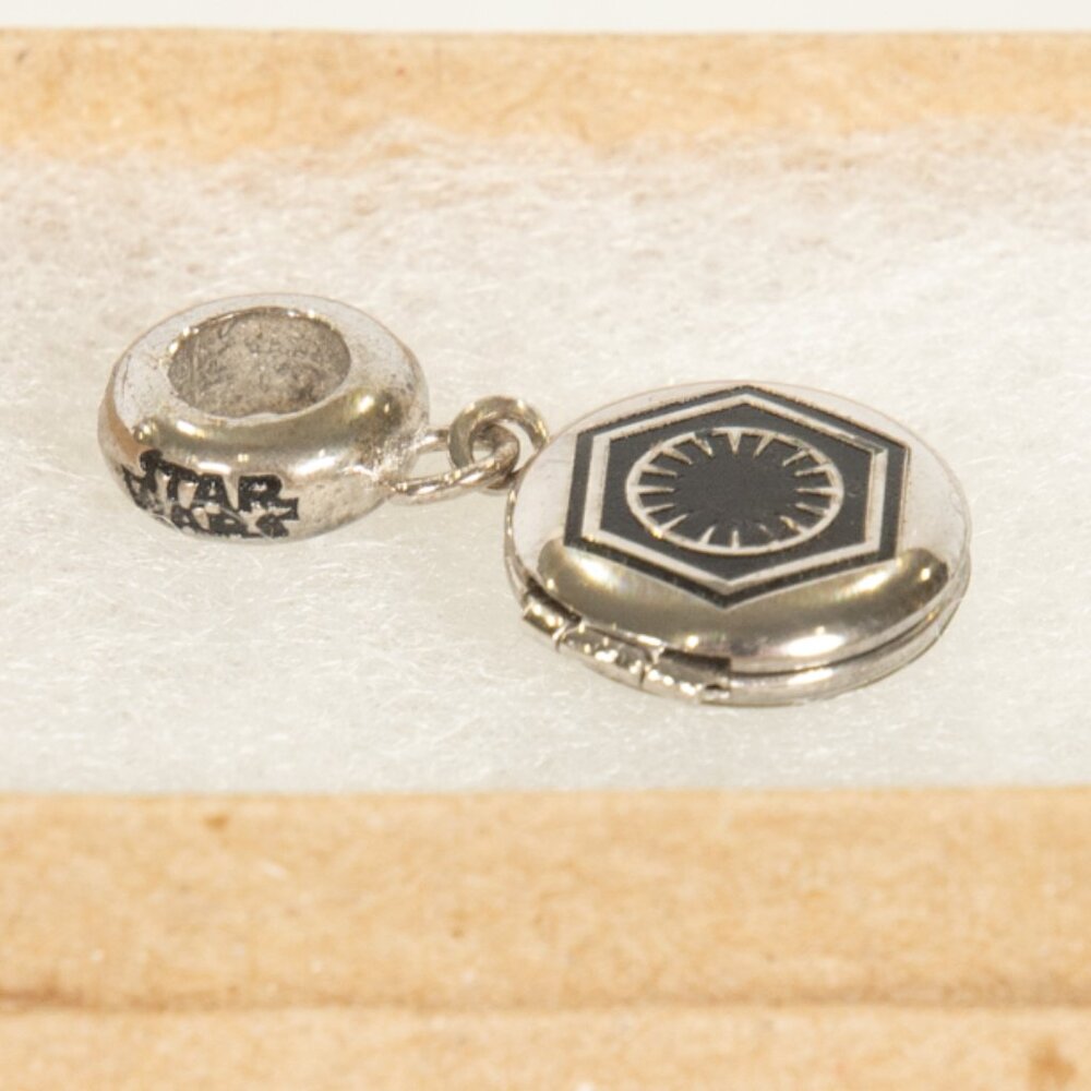 Star Wars Pandora First Order Locket Charm Sterling Silver Dangle Bead Disney